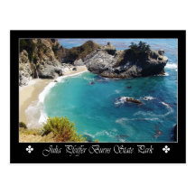 Julia Pfeiffer Burns State Park, California Post Card