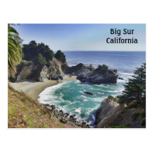 Julia Pfeiffer State Park-Big Sur Postcard