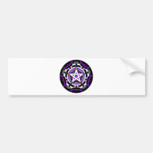 Julia's Crow Pentacle Bumper Stickers