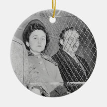 Julius & Ethel Rosenberg After Being Found Guilty Christmas Ornament