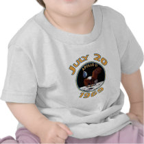 July 20, 1969 Apollo 11 Mission to the Moon T-shirts