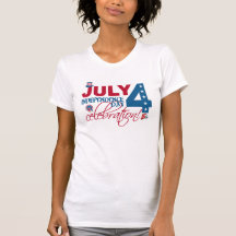 JULY 4 Celebration shirt, double-sided