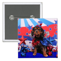 July 4th - Cavalier King Charles Spaniel - Charlie Pin