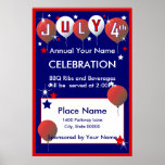 July 4th Celebration Poster