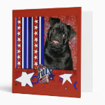 July 4th Firecracker - Pug - Ruffy Binders