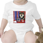 July 4th Firecracker - Shiba Inus Rompers