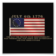 July 4th Flag Photo Art
