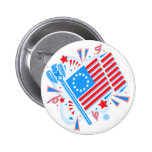 July 4th Flag Pins