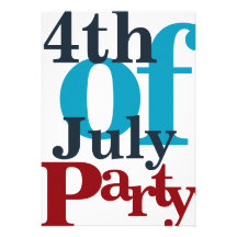 July 4th Party Invitation