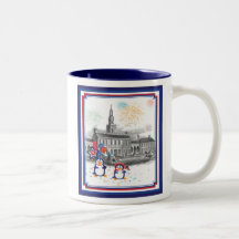 July 4th Penguins Mug