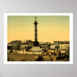 July Column, Place de la Bastille, Paris France. Poster