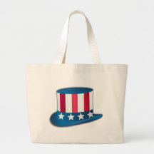 July Fourth Hat Tote Bag