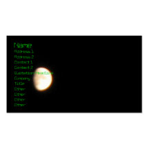 JulyMoon, Name, Address 1, Address 2, Contact 1... Business Card