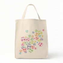 Jumble of Sugar Skulls Canvas Bags