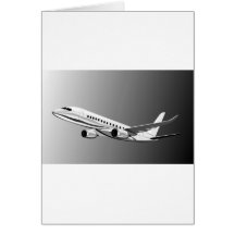 jumbo jet plane airplane aircraft flying flight cards