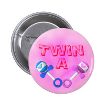 Jumelez un bouton (le rose) badges avec agrafe
