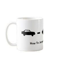Jump From a Moving Car Cup Mugs
