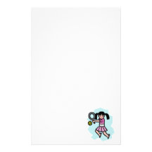 Jump shot customized stationery