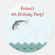 Jumping For Joy Personalized Stickers