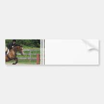 Jumping Horse Bumper Sticker