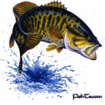 Jumping Smallmouth Sculpture photo sculptures