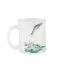 Jumping Trout Coffee Mugs