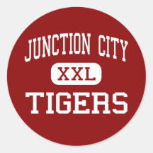 Junction City - Tigers - High - Junction City Stickers