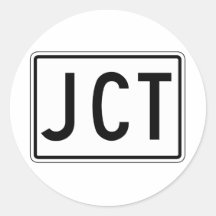 Junction Street sign Sticker