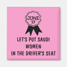June 17 Saudi Women Drive magnet