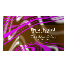 Jungle-1 Business Card (violet/brown)