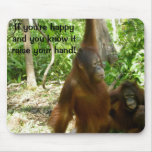 Jungle Animal Happy Nursery Rhymes Mousepad