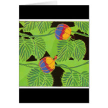Jungle Art Deco Greeting Cards