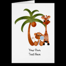 Jungle Babies All Occasion Card cards