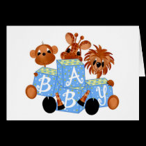 Jungle Babies All Occasion Card cards