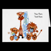 Jungle Babies All Occasion Card cards