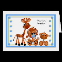Jungle Babies All Occasion Card cards