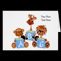 Jungle Babies All Occasion Card cards
