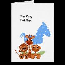 Jungle Babies All Occasion Card cards