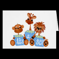 Jungle Babies All Occasion Card cards