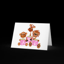 Jungle Babies All Occasion Card It's a Girl cards