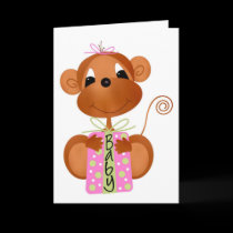 Jungle Babies All Occasion Card It's a Girl cards