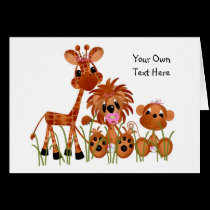 Jungle Babies All Occasion Card It's a Girl cards