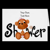 Jungle Babies All Occasion Card It's a Girl cards