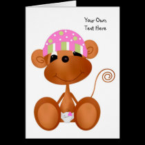 Jungle Babies All Occasion Card It's a Girl cards