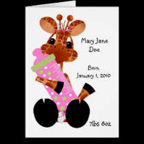 Jungle Babies All Occasion Card It's a Girl cards