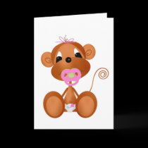 Jungle Babies All Occasion Card It's a Girl cards