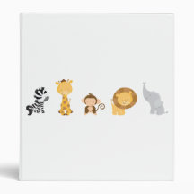 Jungle Babies Binder