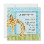 Jungle Babies, Giraffe Baby Shower Invitation