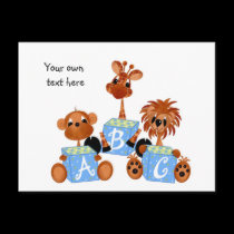 Jungle Babies Postcard All Occasion postcards