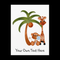 Jungle Babies Postcard All Occasion postcards